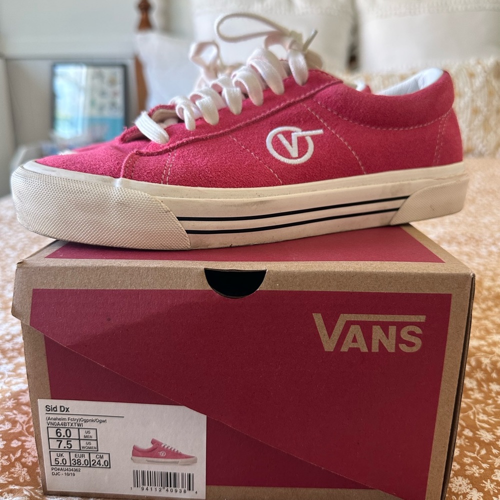 VANS Pink Sid Dx Womens - Picture 2 of 10
